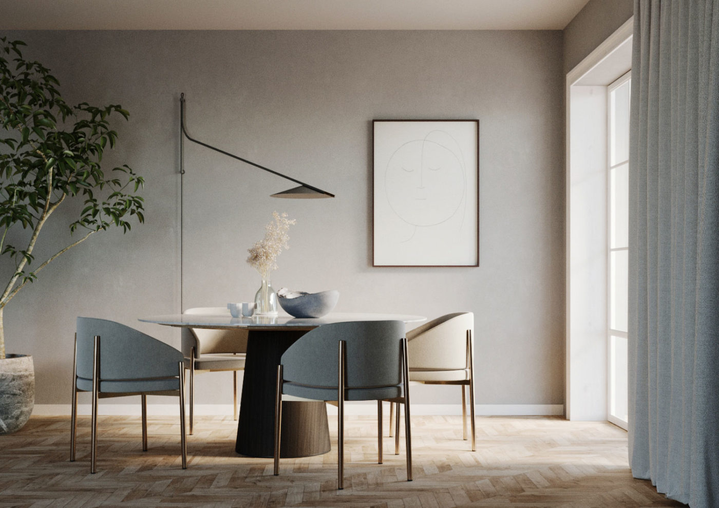 Glifo Wall Lamp by Penta Light Wall Lamps